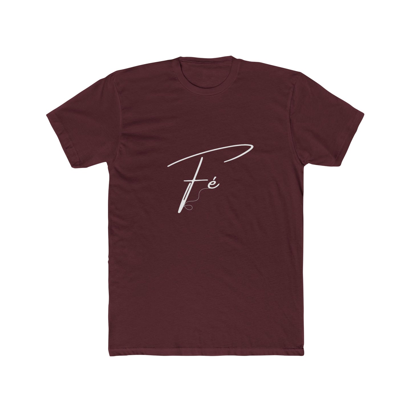 Unisex Cotton Crew Tee with Fé Design - Casual Wear, Gift for Friends, Birthdays, Spiritual Expressions, Everyday Comfort