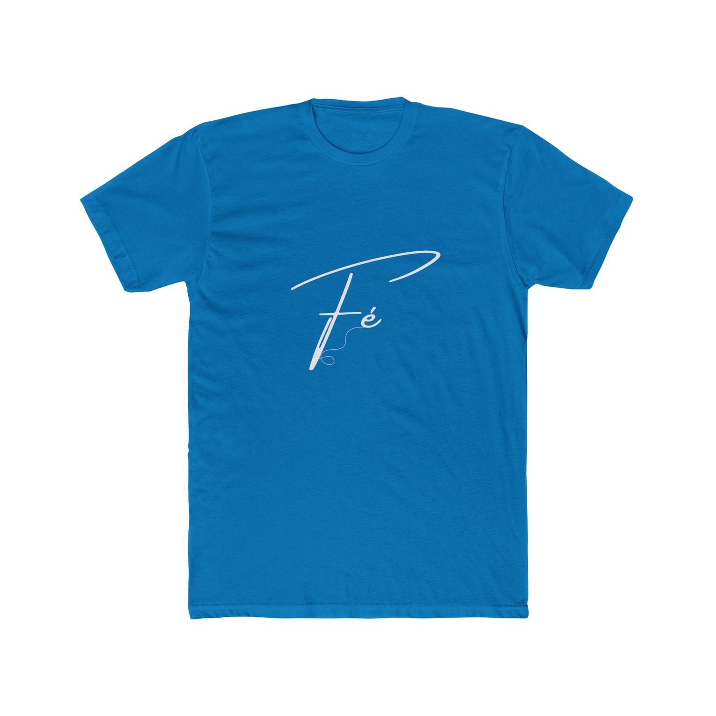Unisex Cotton Crew Tee with Fé Design - Casual Wear, Gift for Friends, Birthdays, Spiritual Expressions, Everyday Comfort