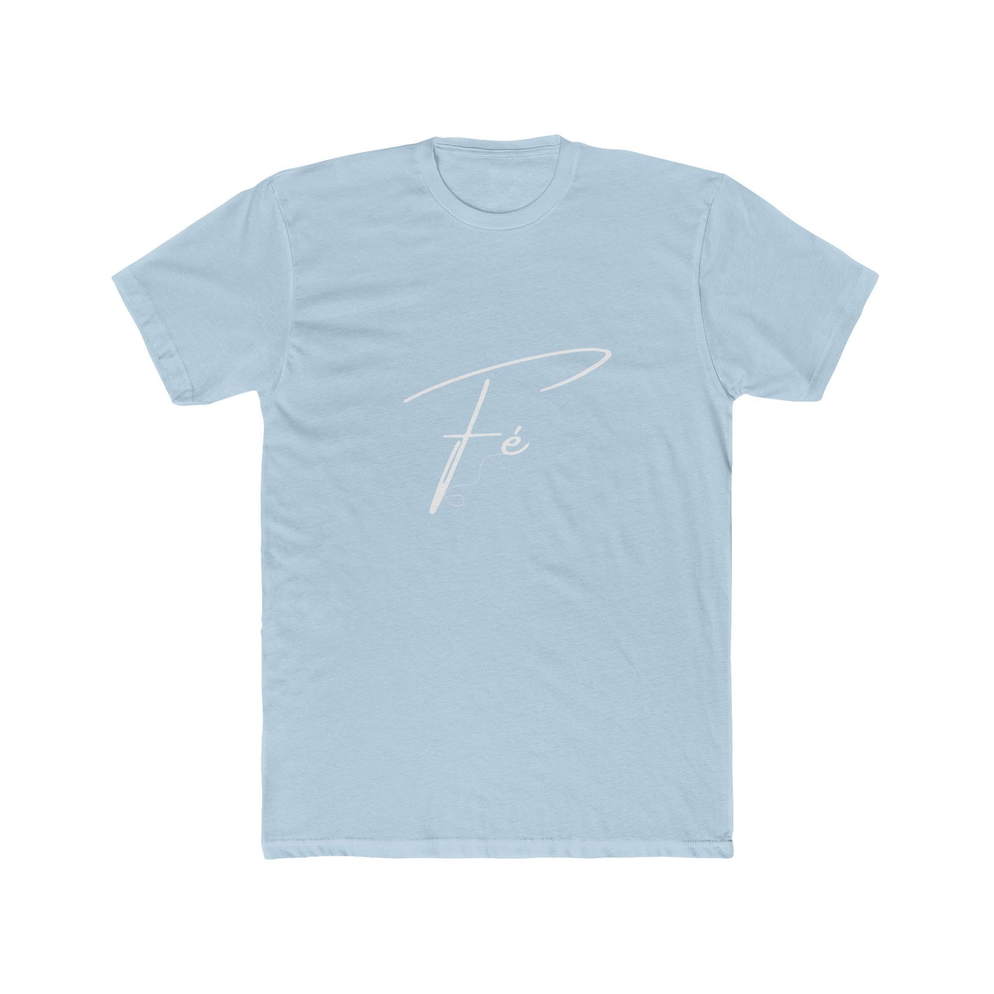 Unisex Cotton Crew Tee with Fé Design - Casual Wear, Gift for Friends, Birthdays, Spiritual Expressions, Everyday Comfort