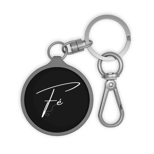 Personalized Fé Keyring Tag – Stylish Keychain for Daily Motivation