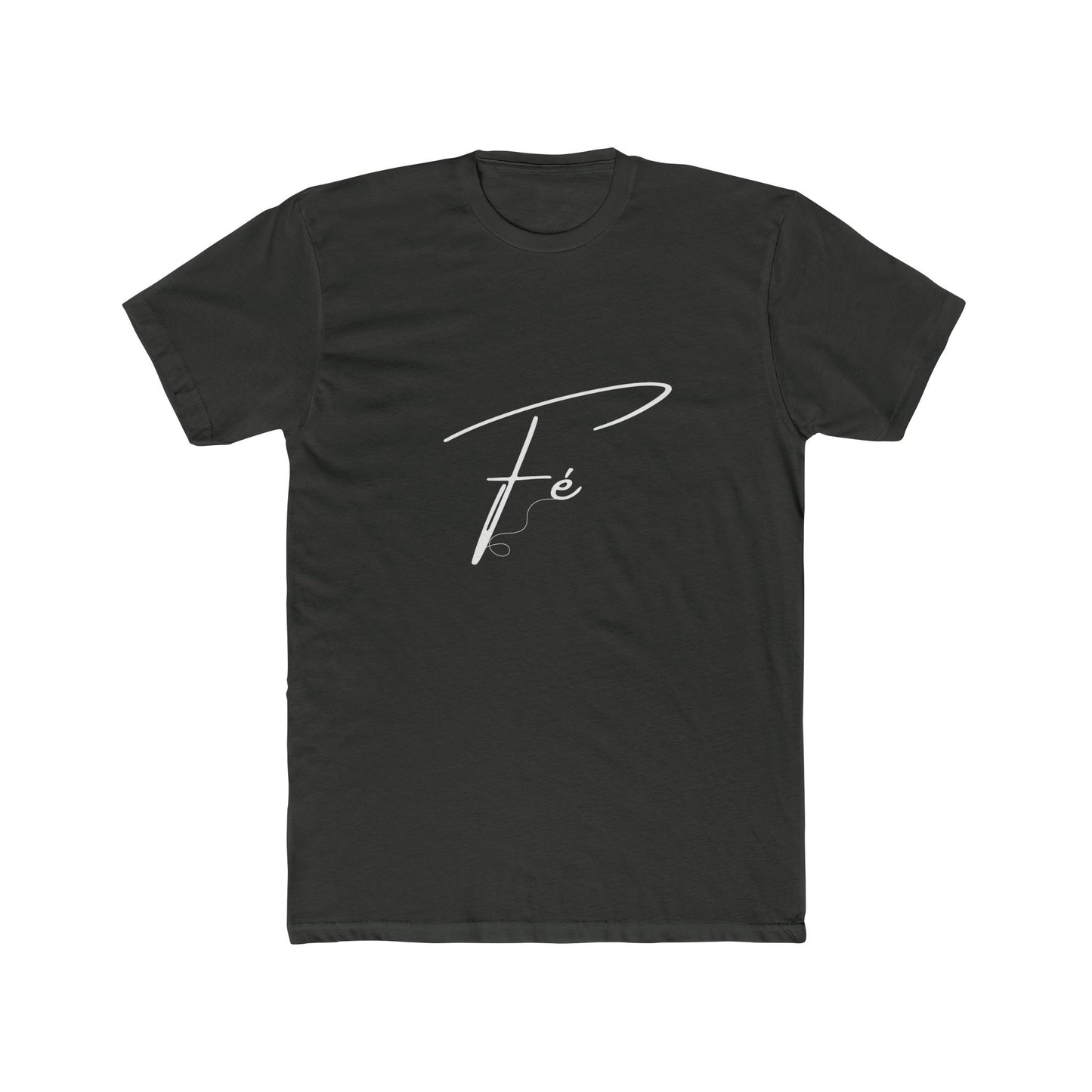 Unisex Cotton Crew Tee with Fé Design - Casual Wear, Gift for Friends, Birthdays, Spiritual Expressions, Everyday Comfort