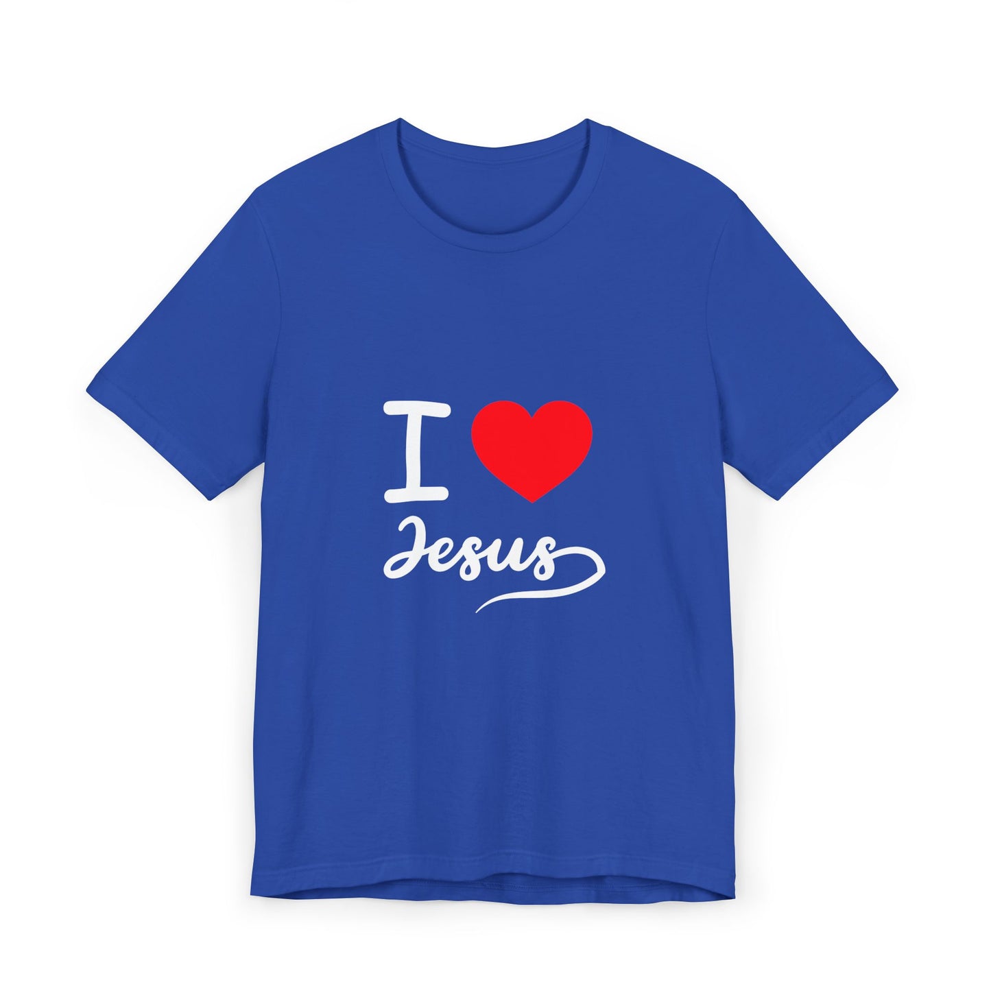 I Love Jesus Unisex T-Shirt, Faith Shirt, Christian Apparel, Gift for Believers, Inspirational Tee, Bible Verse Top