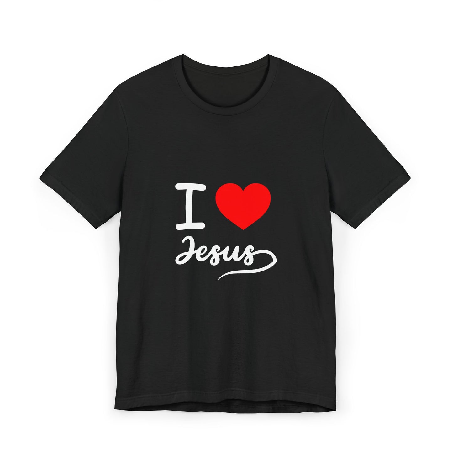 I Love Jesus Unisex T-Shirt, Faith Shirt, Christian Apparel, Gift for Believers, Inspirational Tee, Bible Verse Top