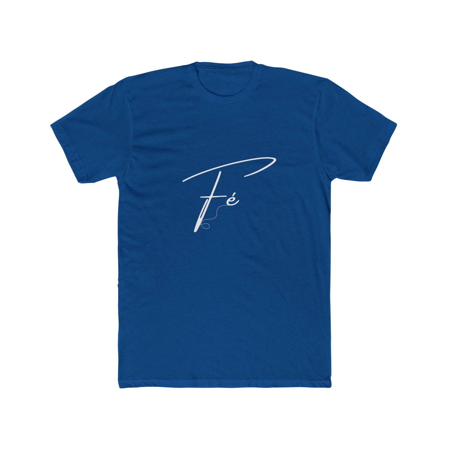 Unisex Cotton Crew Tee with Fé Design - Casual Wear, Gift for Friends, Birthdays, Spiritual Expressions, Everyday Comfort