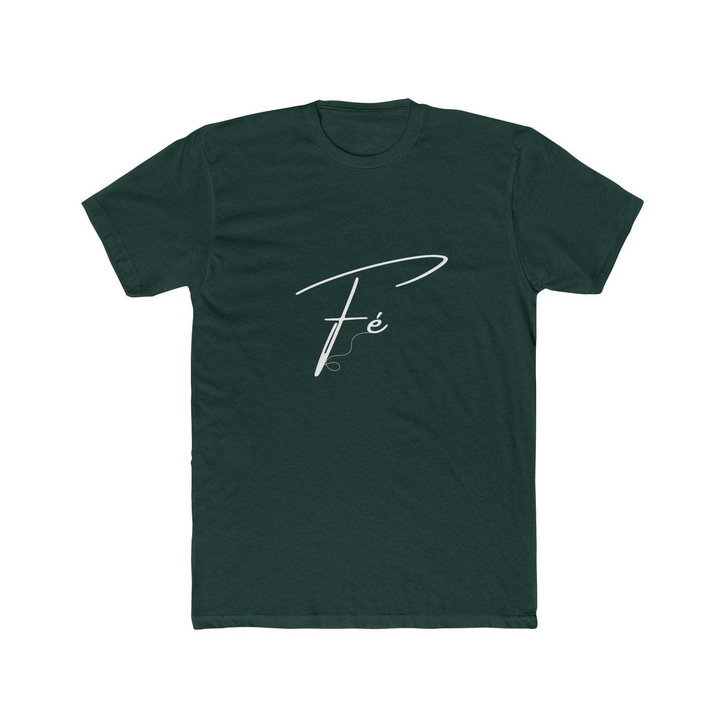 Unisex Cotton Crew Tee with Fé Design - Casual Wear, Gift for Friends, Birthdays, Spiritual Expressions, Everyday Comfort