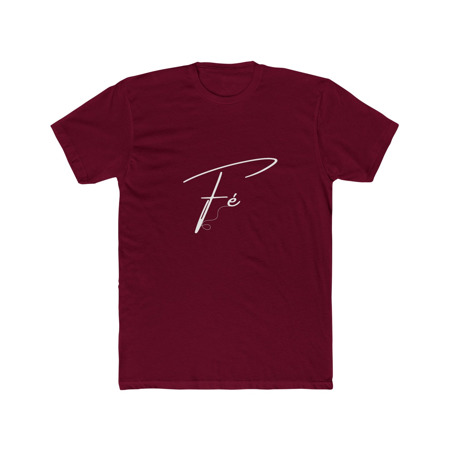Unisex Cotton Crew Tee with Fé Design - Casual Wear, Gift for Friends, Birthdays, Spiritual Expressions, Everyday Comfort