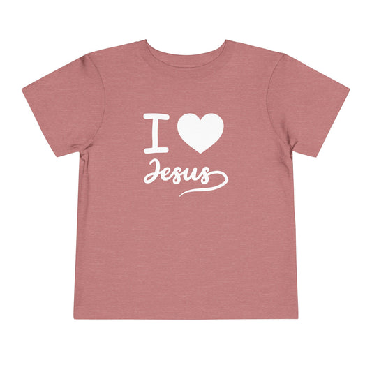 I Love Jesus Toddler Tee