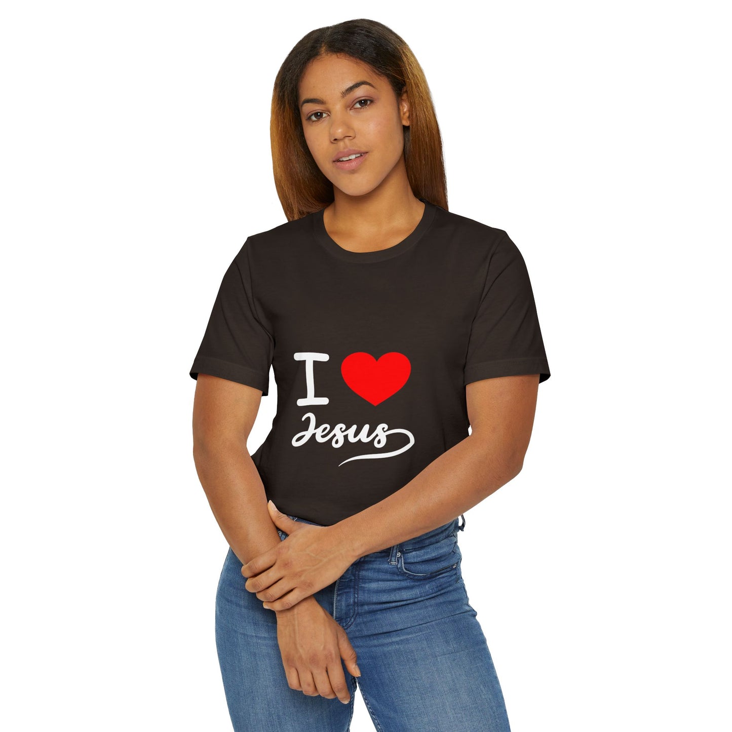 I Love Jesus Unisex T-Shirt, Faith Shirt, Christian Apparel, Gift for Believers, Inspirational Tee, Bible Verse Top