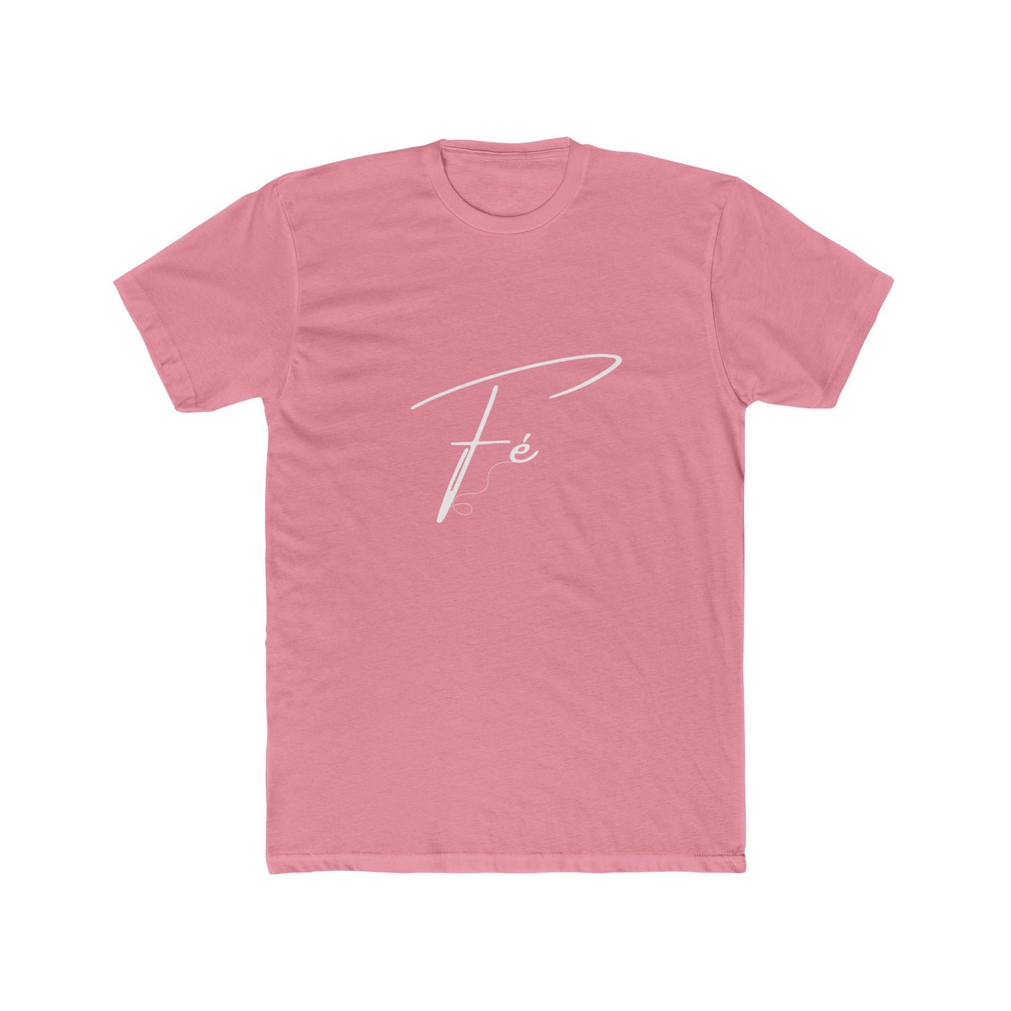 Unisex Cotton Crew Tee with Fé Design - Casual Wear, Gift for Friends, Birthdays, Spiritual Expressions, Everyday Comfort