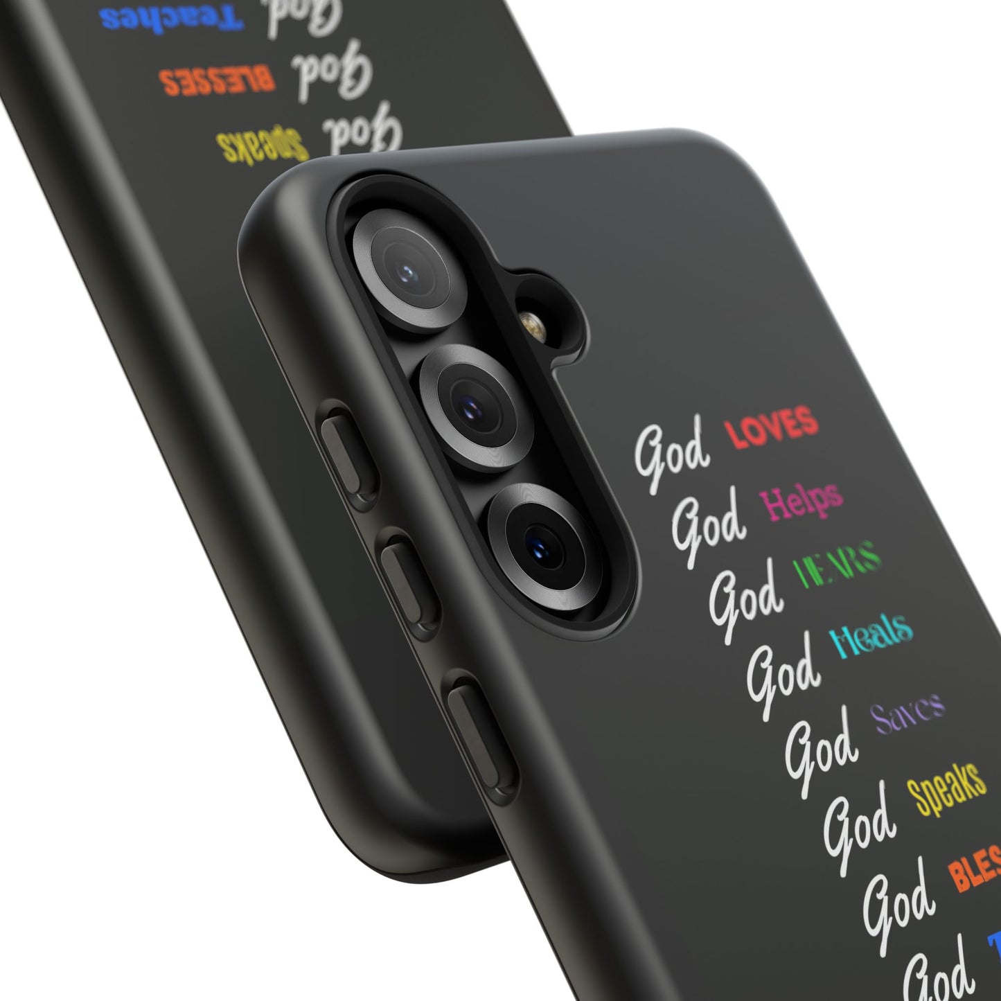 Inspirational Phone Case - God Loves, Helps, Heals & More