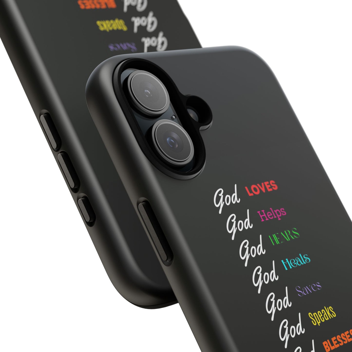 Inspirational Phone Case - God Loves, Helps, Heals & More