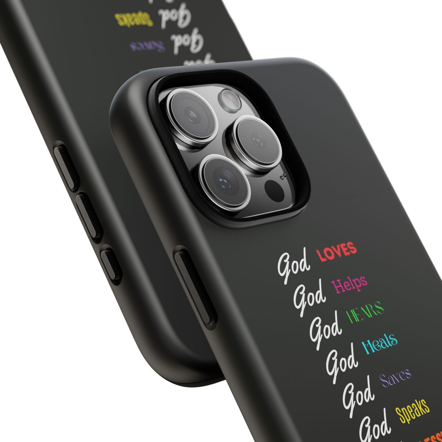 Inspirational Phone Case - God Loves, Helps, Heals & More