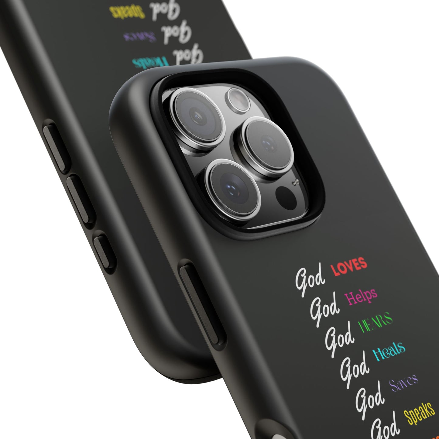 Inspirational Phone Case - God Loves, Helps, Heals & More