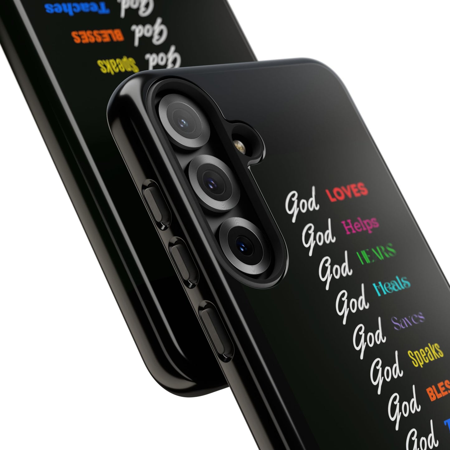 Inspirational Phone Case - God Loves, Helps, Heals & More
