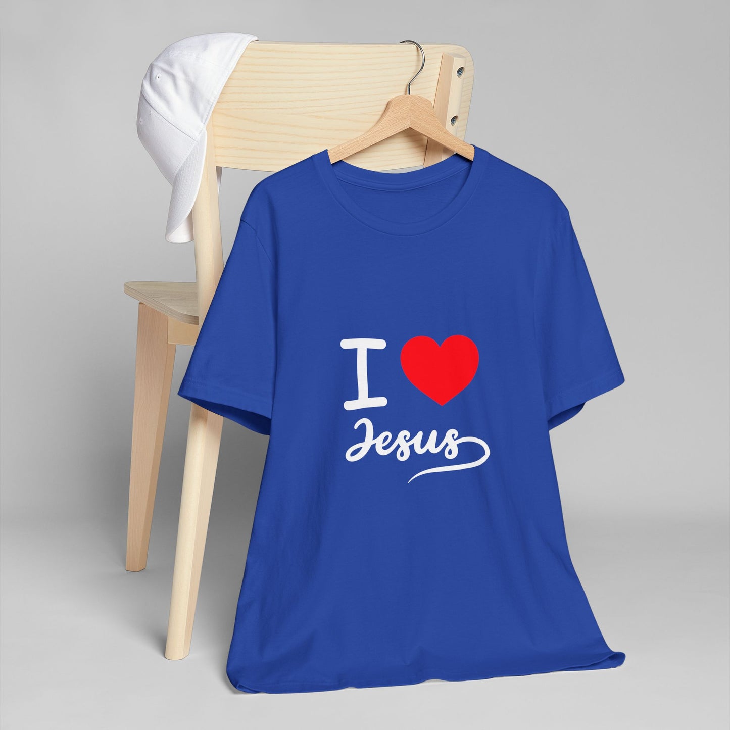 I Love Jesus Unisex T-Shirt, Faith Shirt, Christian Apparel, Gift for Believers, Inspirational Tee, Bible Verse Top