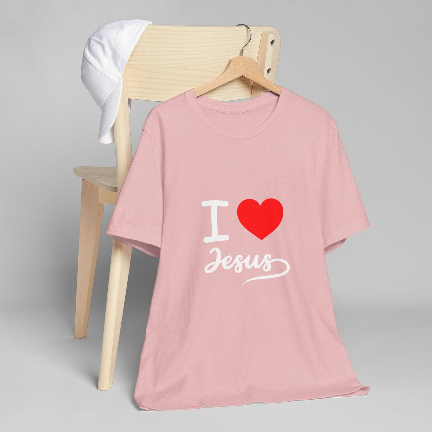 I Love Jesus Unisex T-Shirt, Faith Shirt, Christian Apparel, Gift for Believers, Inspirational Tee, Bible Verse Top