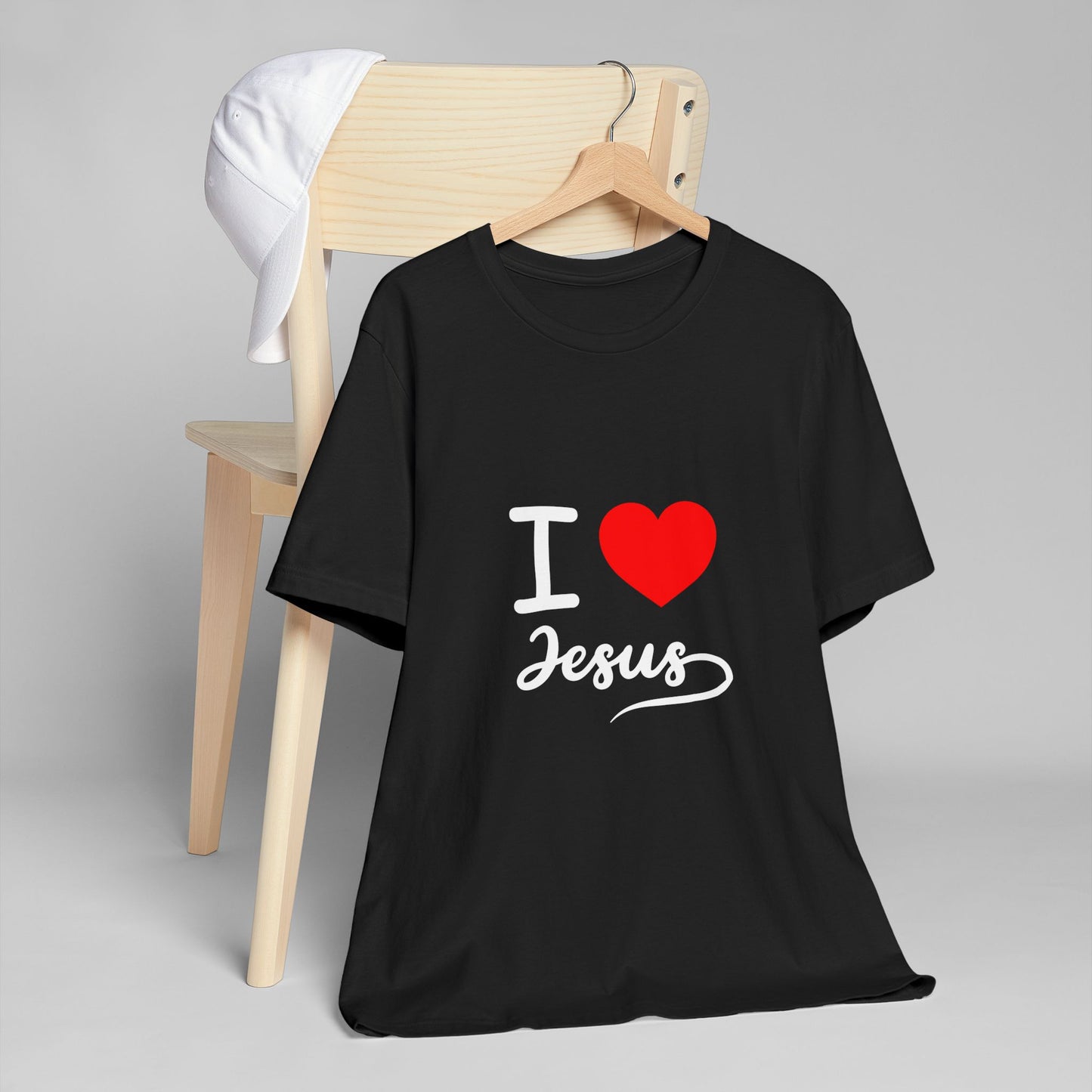 I Love Jesus Unisex T-Shirt, Faith Shirt, Christian Apparel, Gift for Believers, Inspirational Tee, Bible Verse Top