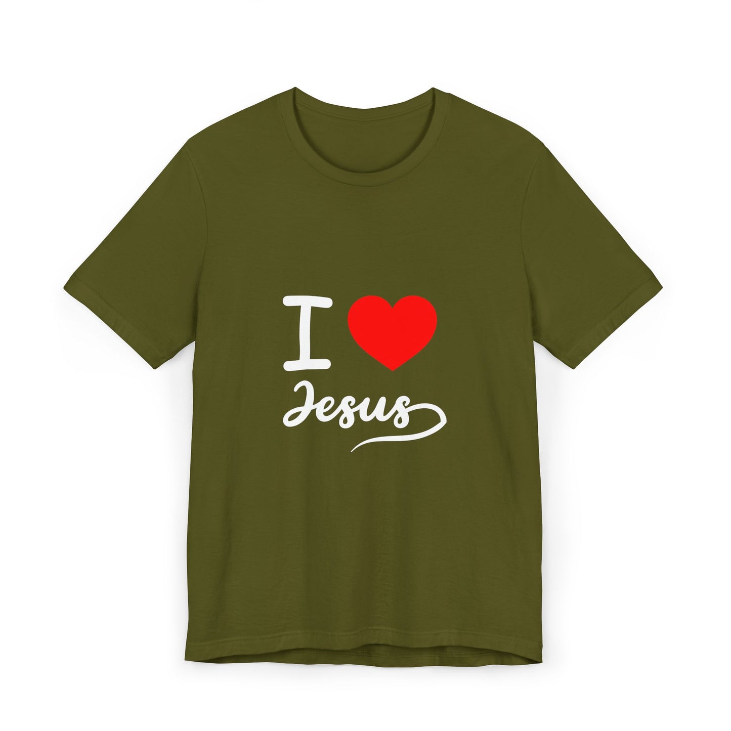 I Love Jesus Unisex T-Shirt, Faith Shirt, Christian Apparel, Gift for Believers, Inspirational Tee, Bible Verse Top