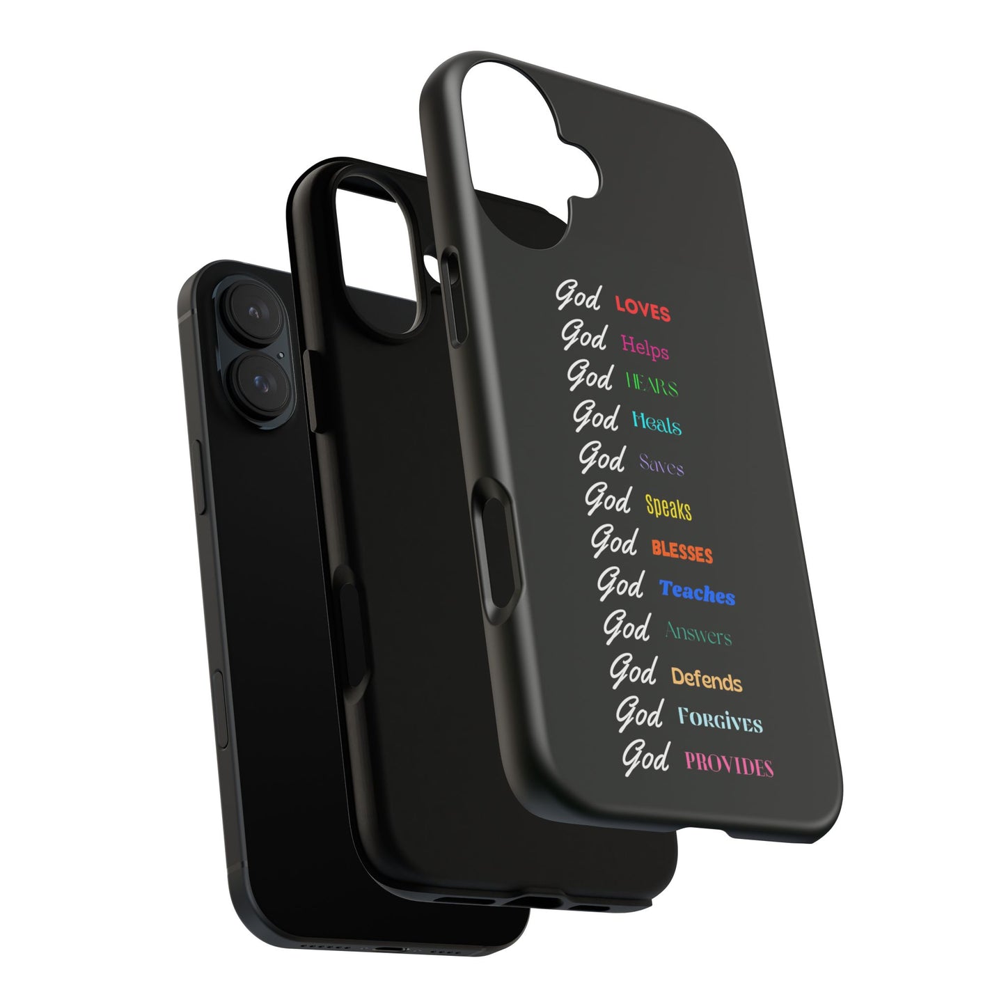 Inspirational Phone Case - God Loves, Helps, Heals & More