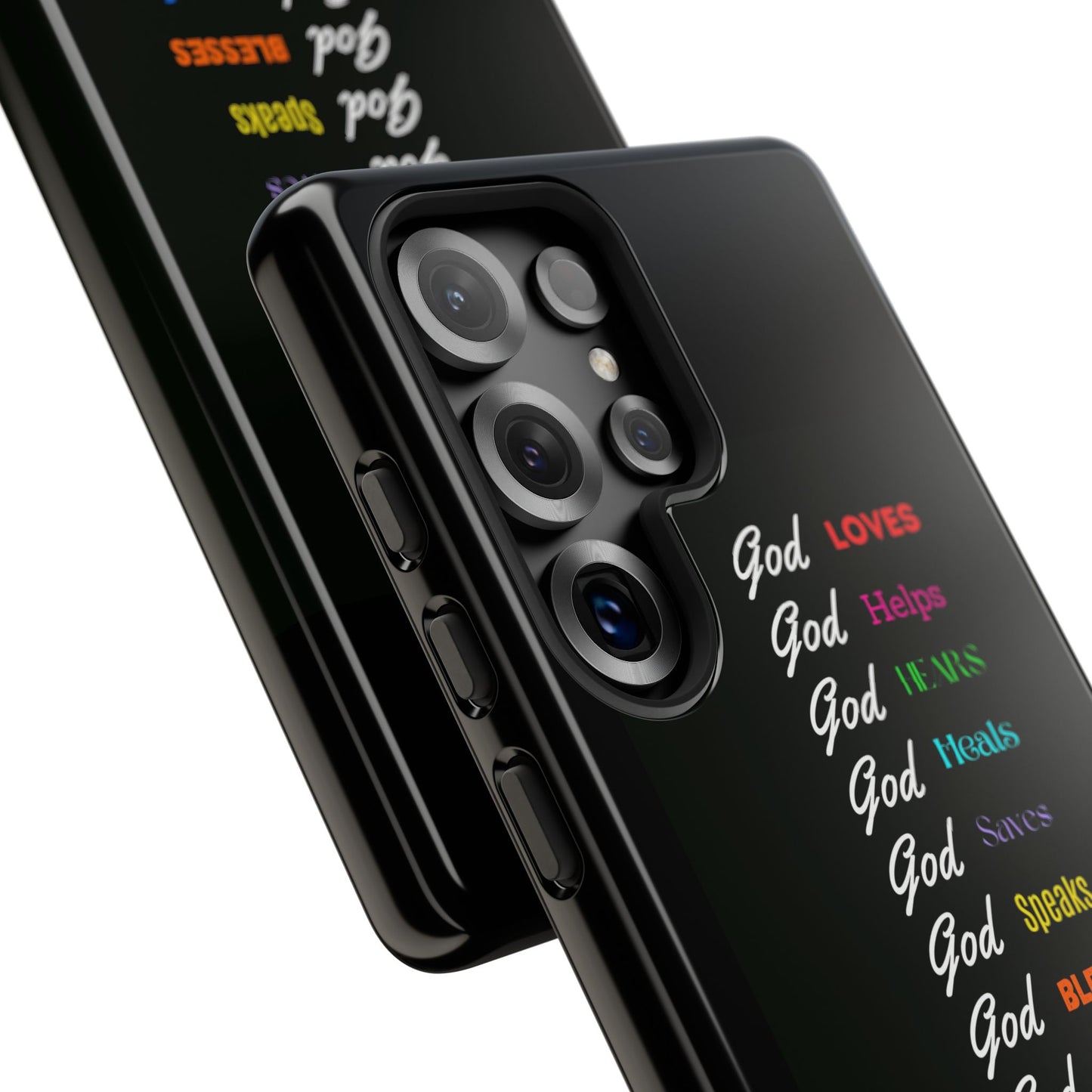 Inspirational Phone Case - God Loves, Helps, Heals & More