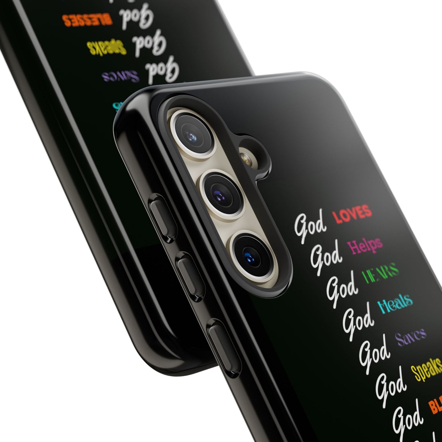 Inspirational Phone Case - God Loves, Helps, Heals & More