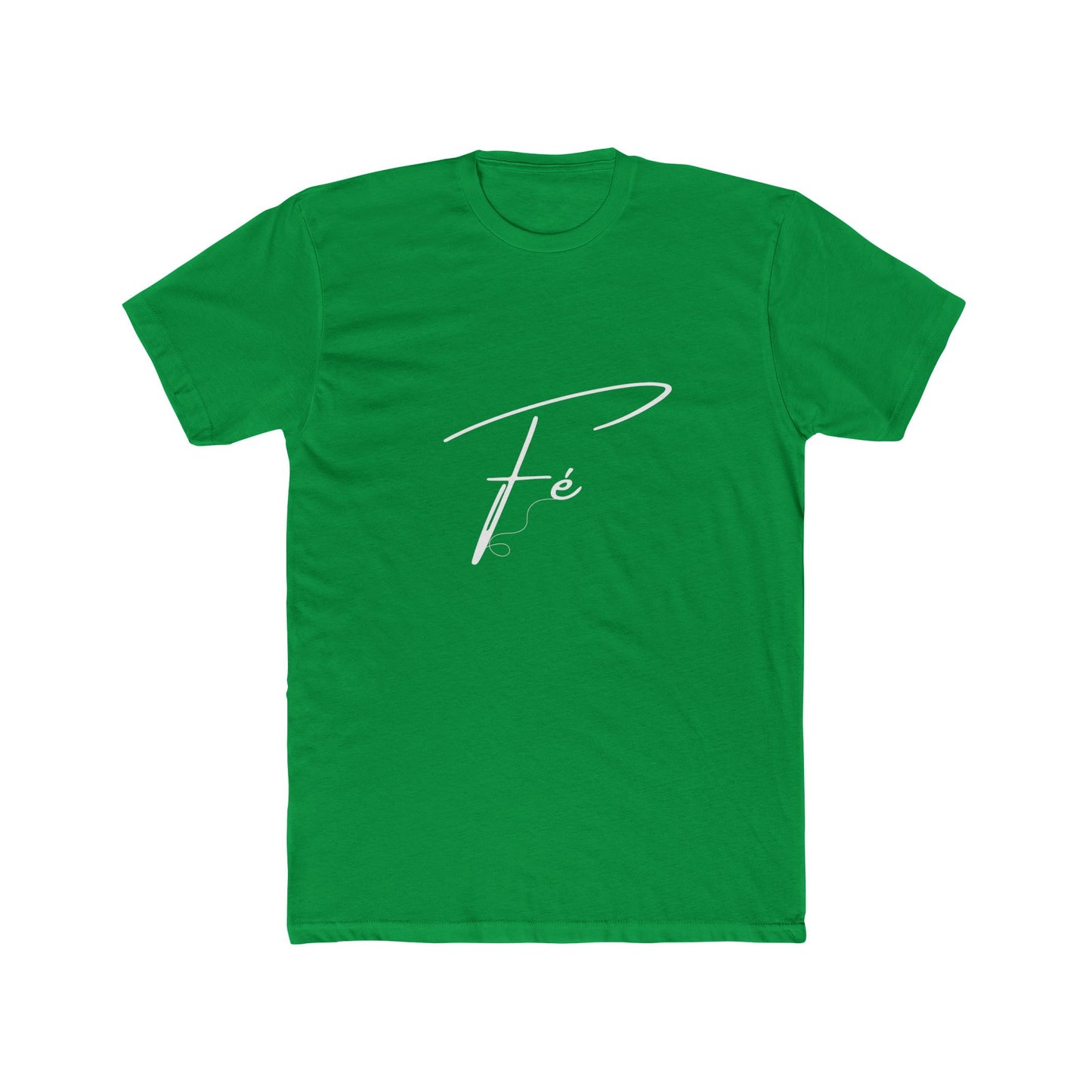 Unisex Cotton Crew Tee with Fé Design - Casual Wear, Gift for Friends, Birthdays, Spiritual Expressions, Everyday Comfort
