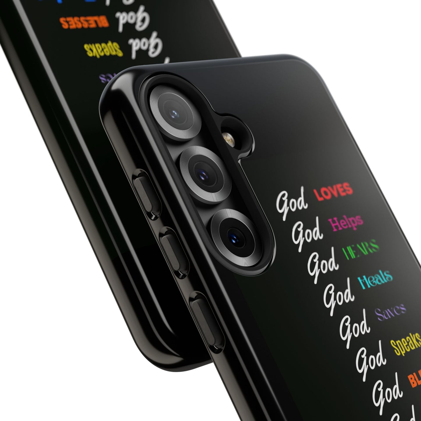 Inspirational Phone Case - God Loves, Helps, Heals & More