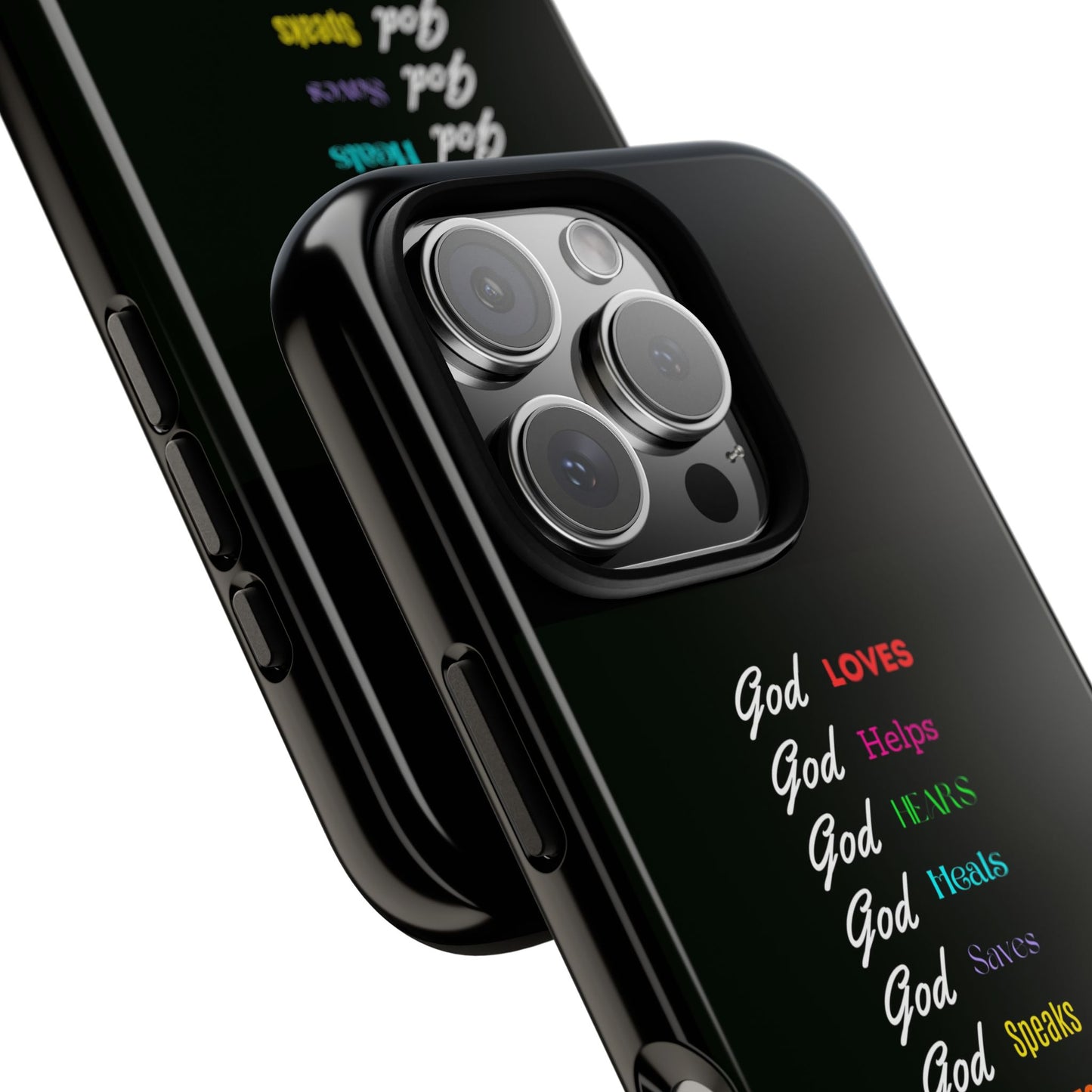 Inspirational Phone Case - God Loves, Helps, Heals & More