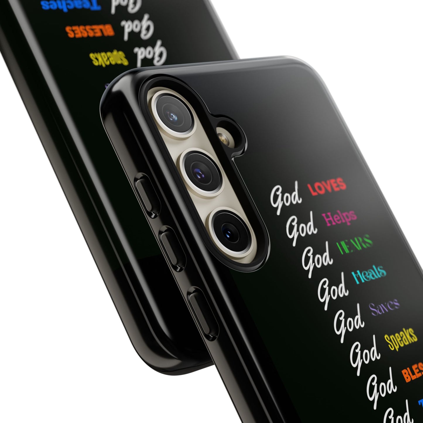 Inspirational Phone Case - God Loves, Helps, Heals & More