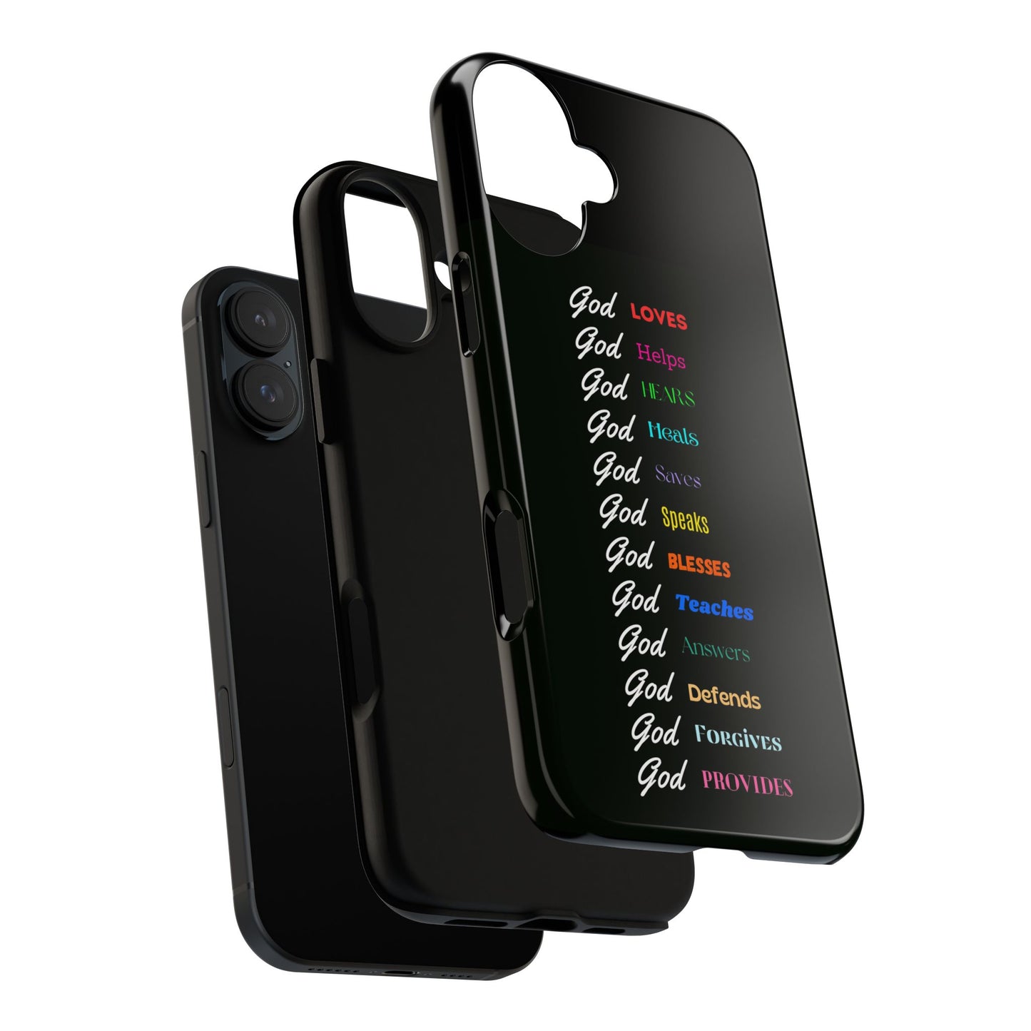 Inspirational Phone Case - God Loves, Helps, Heals & More