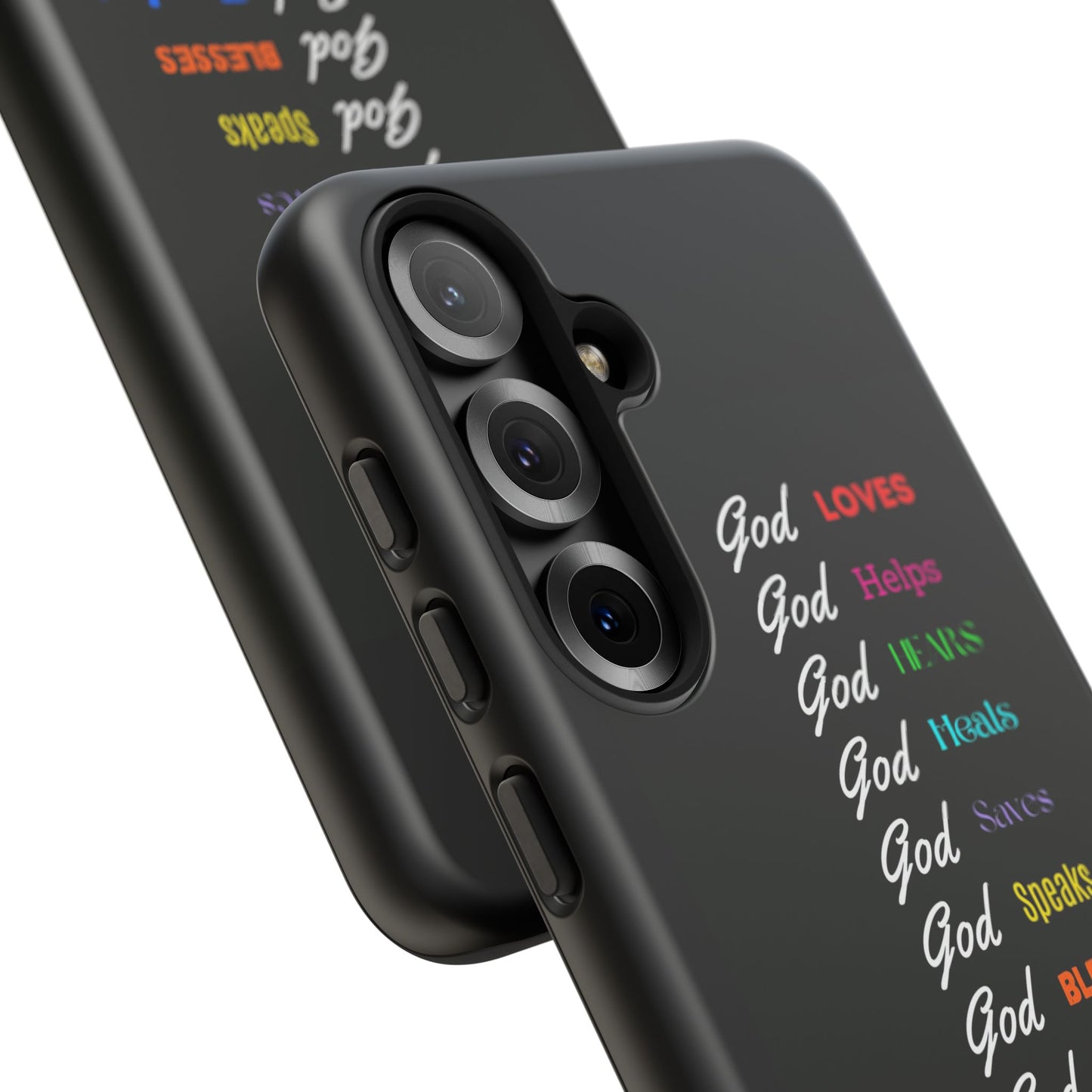 Inspirational Phone Case - God Loves, Helps, Heals & More