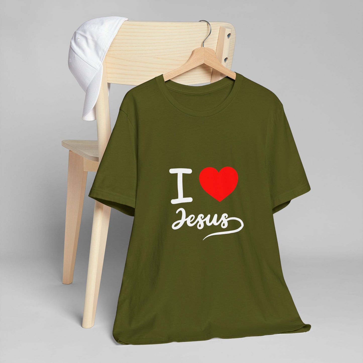 I Love Jesus Unisex T-Shirt, Faith Shirt, Christian Apparel, Gift for Believers, Inspirational Tee, Bible Verse Top