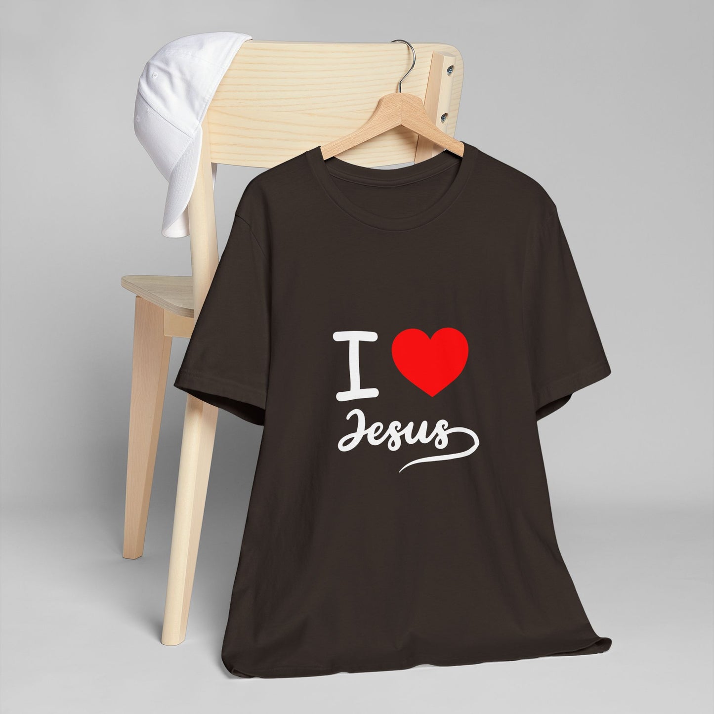 I Love Jesus Unisex T-Shirt, Faith Shirt, Christian Apparel, Gift for Believers, Inspirational Tee, Bible Verse Top