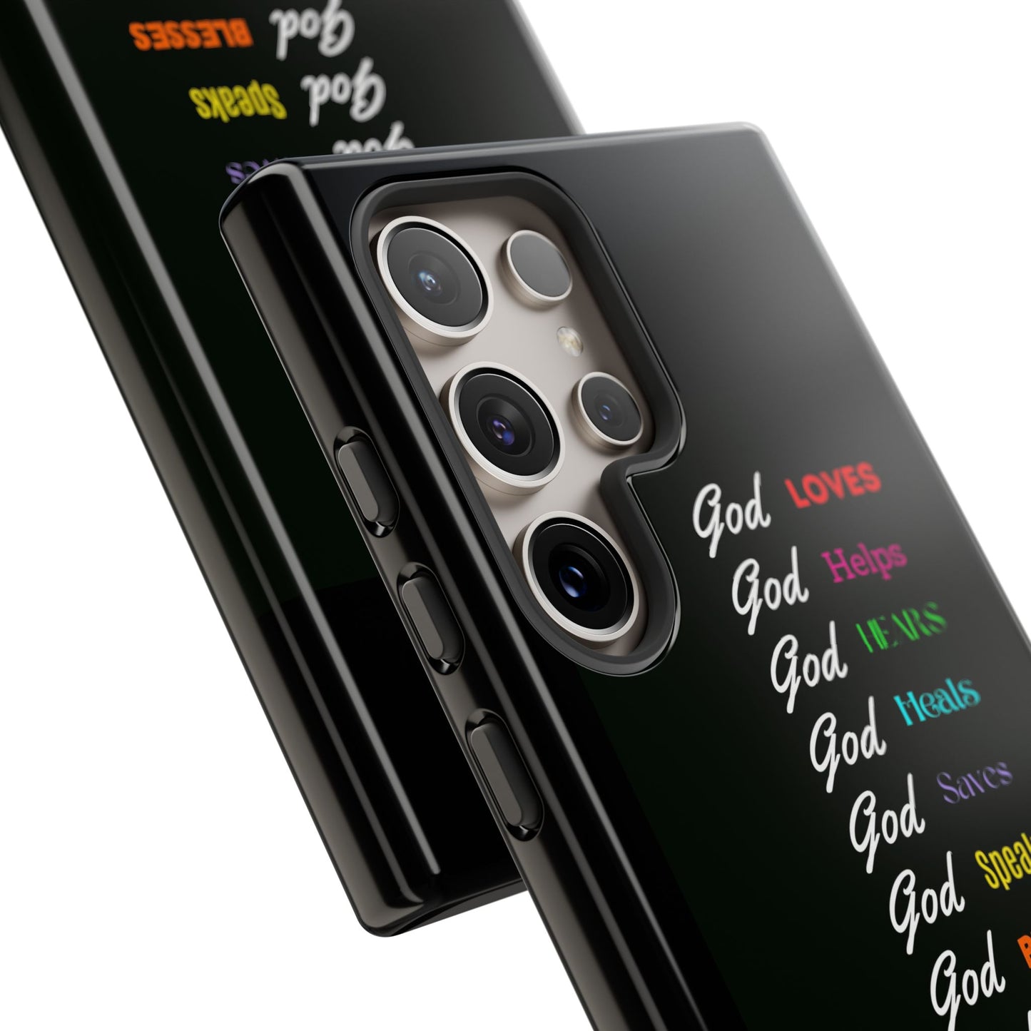 Inspirational Phone Case - God Loves, Helps, Heals & More