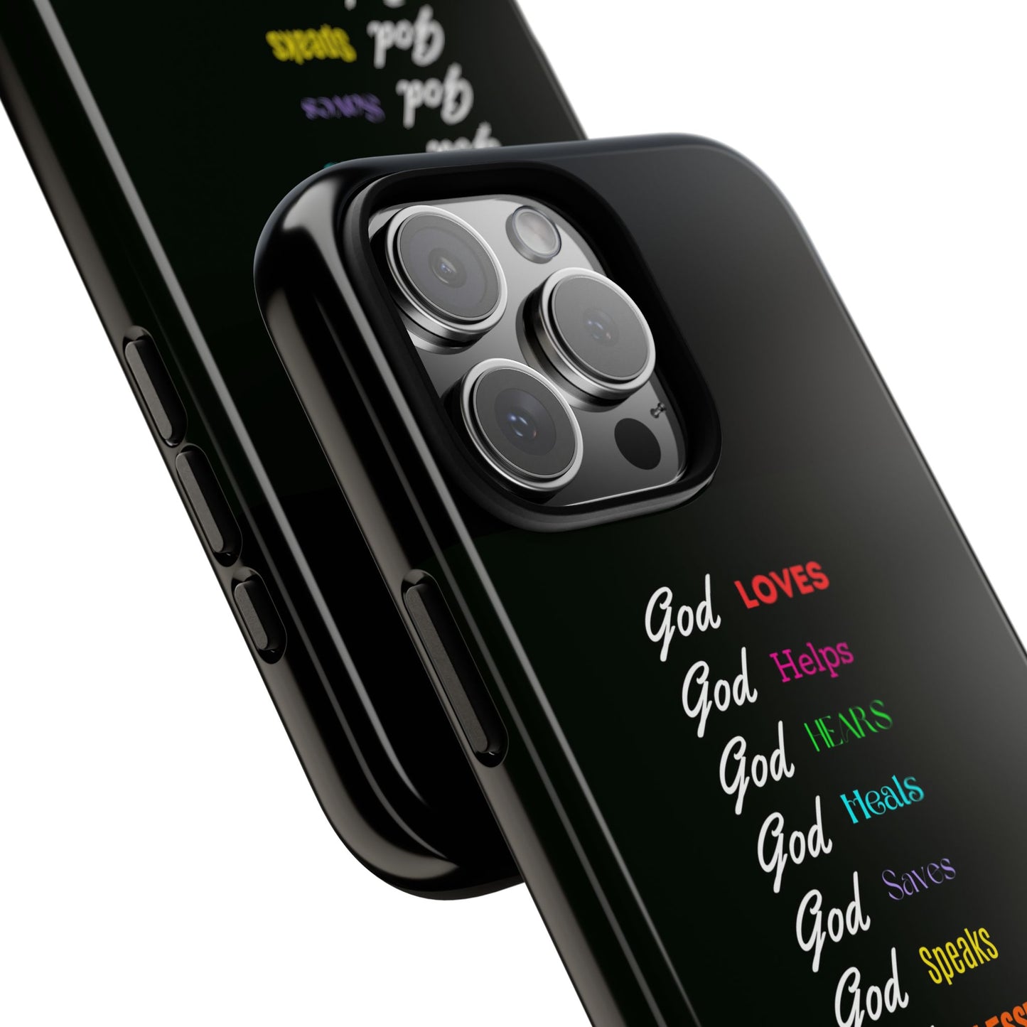 Inspirational Phone Case - God Loves, Helps, Heals & More