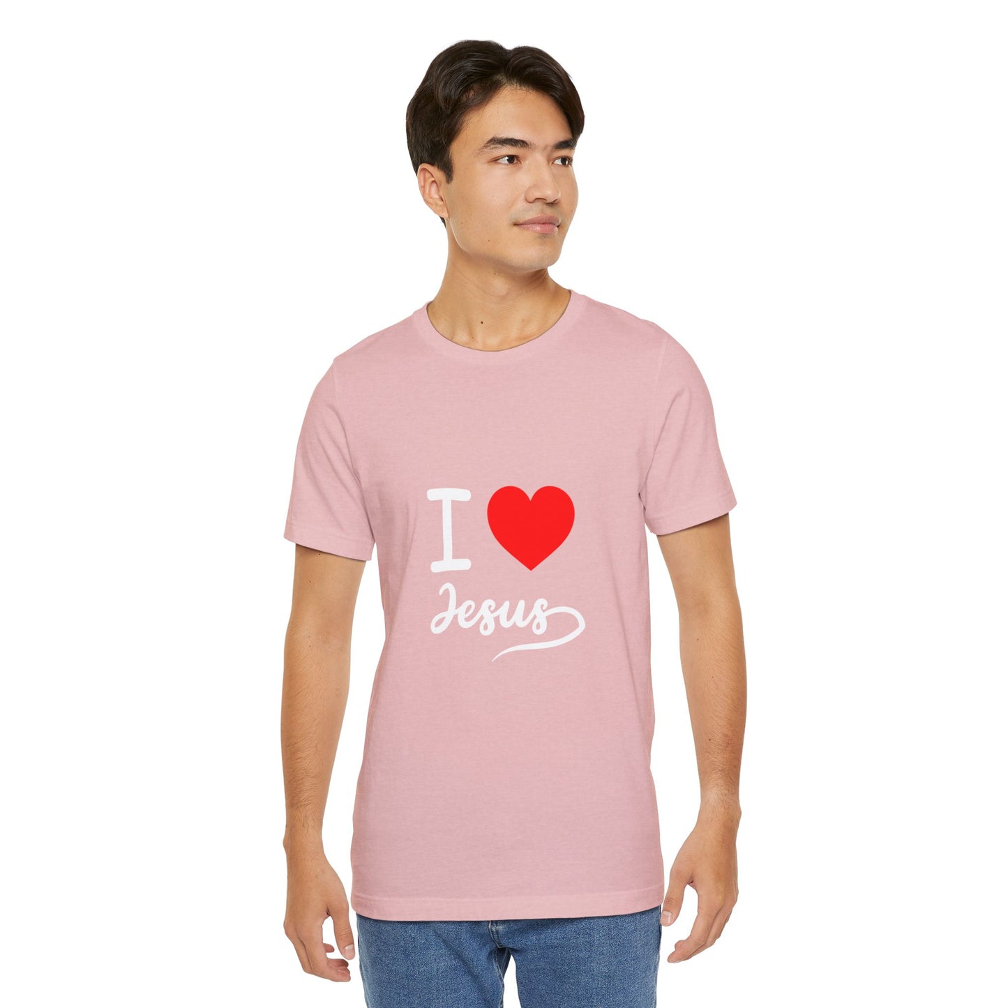 I Love Jesus Unisex T-Shirt, Faith Shirt, Christian Apparel, Gift for Believers, Inspirational Tee, Bible Verse Top