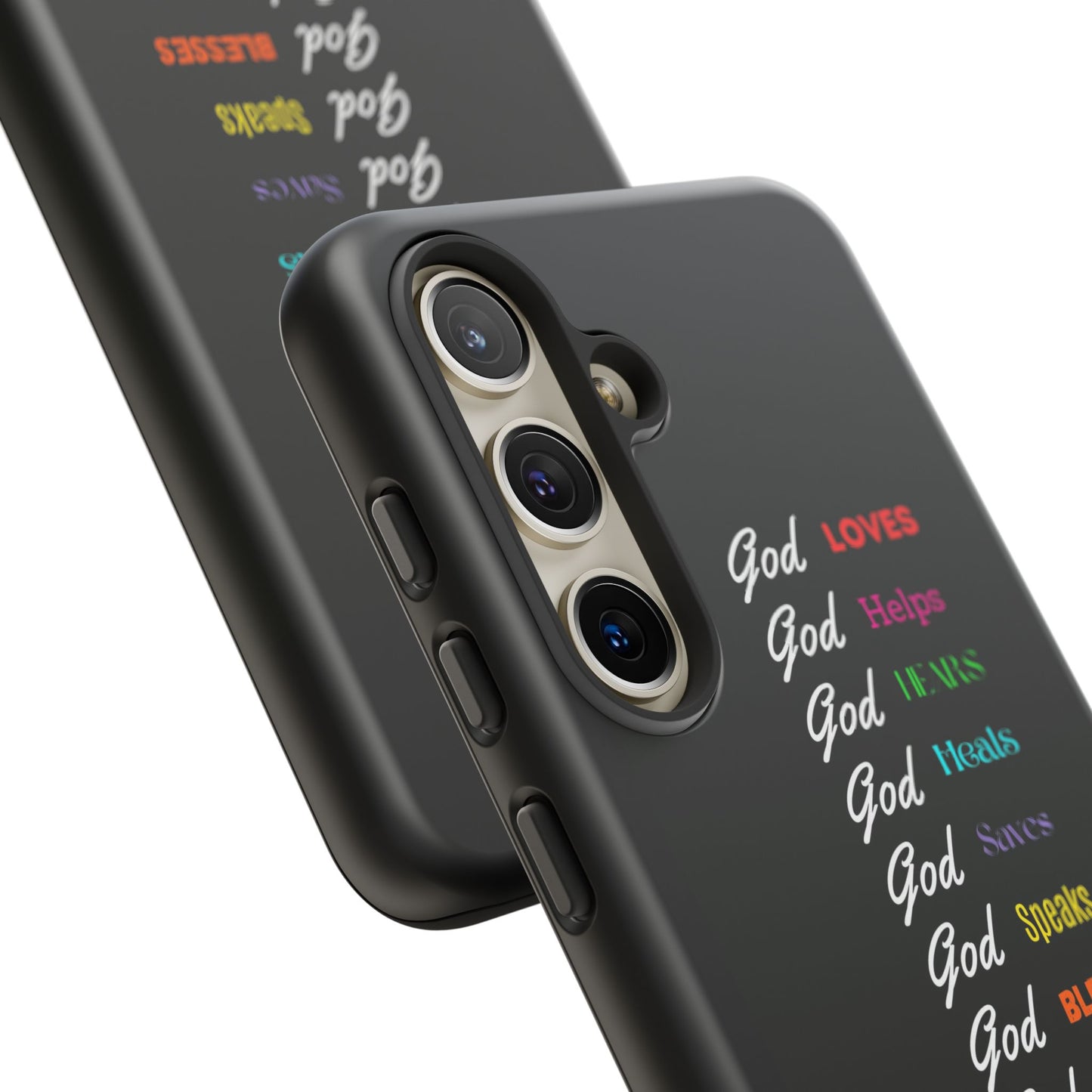 Inspirational Phone Case - God Loves, Helps, Heals & More